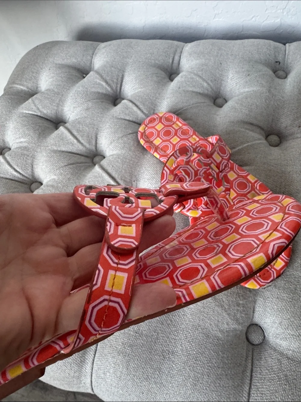 Tory Burch bright geometric